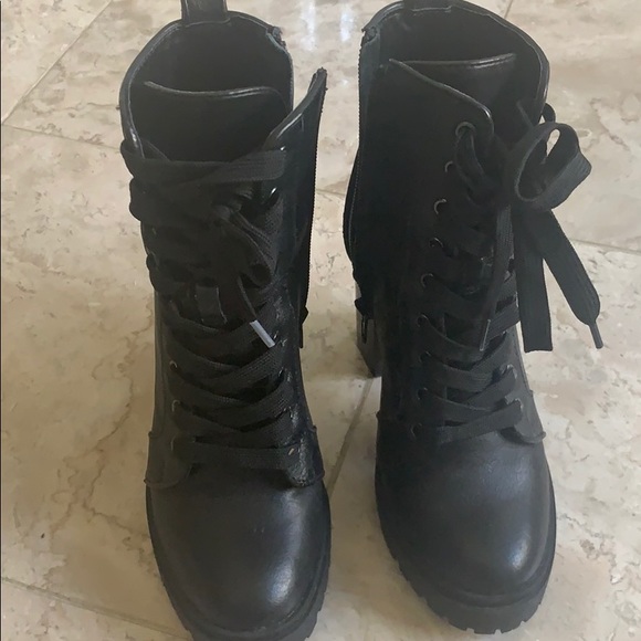 laurie platform combat boot